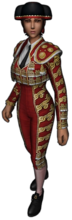 Kırmızı Torero Savaşçı Kadın.png